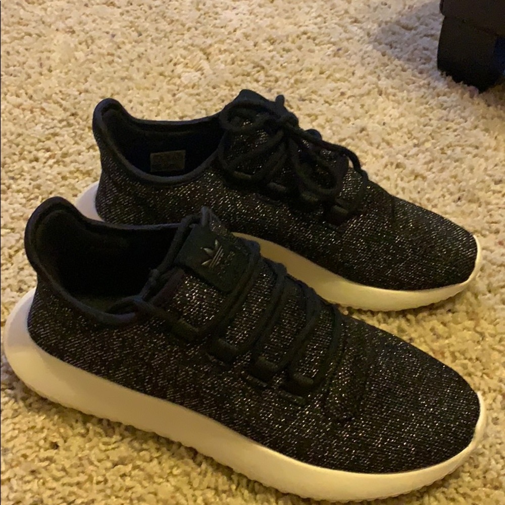 Adidas tubular - glittery black